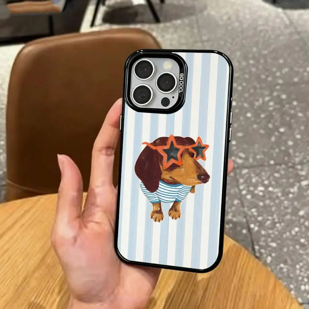 Doxie Luxe™ iPhone Case – Elegant Dachshund Phone Case for Doxie Lovers