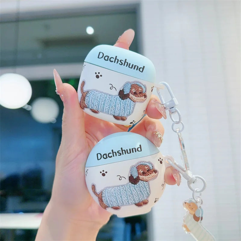Dachshund FreeBuds Case™ | Cute Protective Cover for Huawei Earbuds