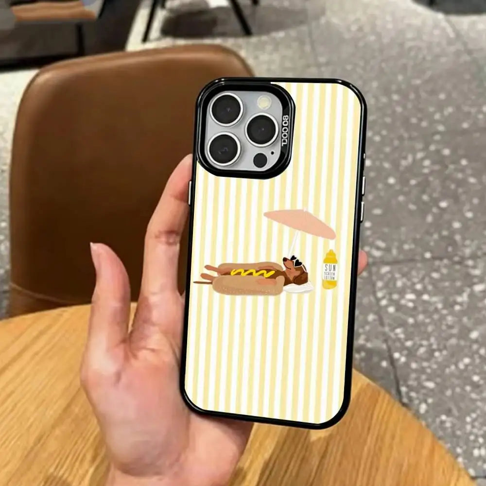 Doxie Luxe™ iPhone Case – Elegant Dachshund Phone Case for Doxie Lovers