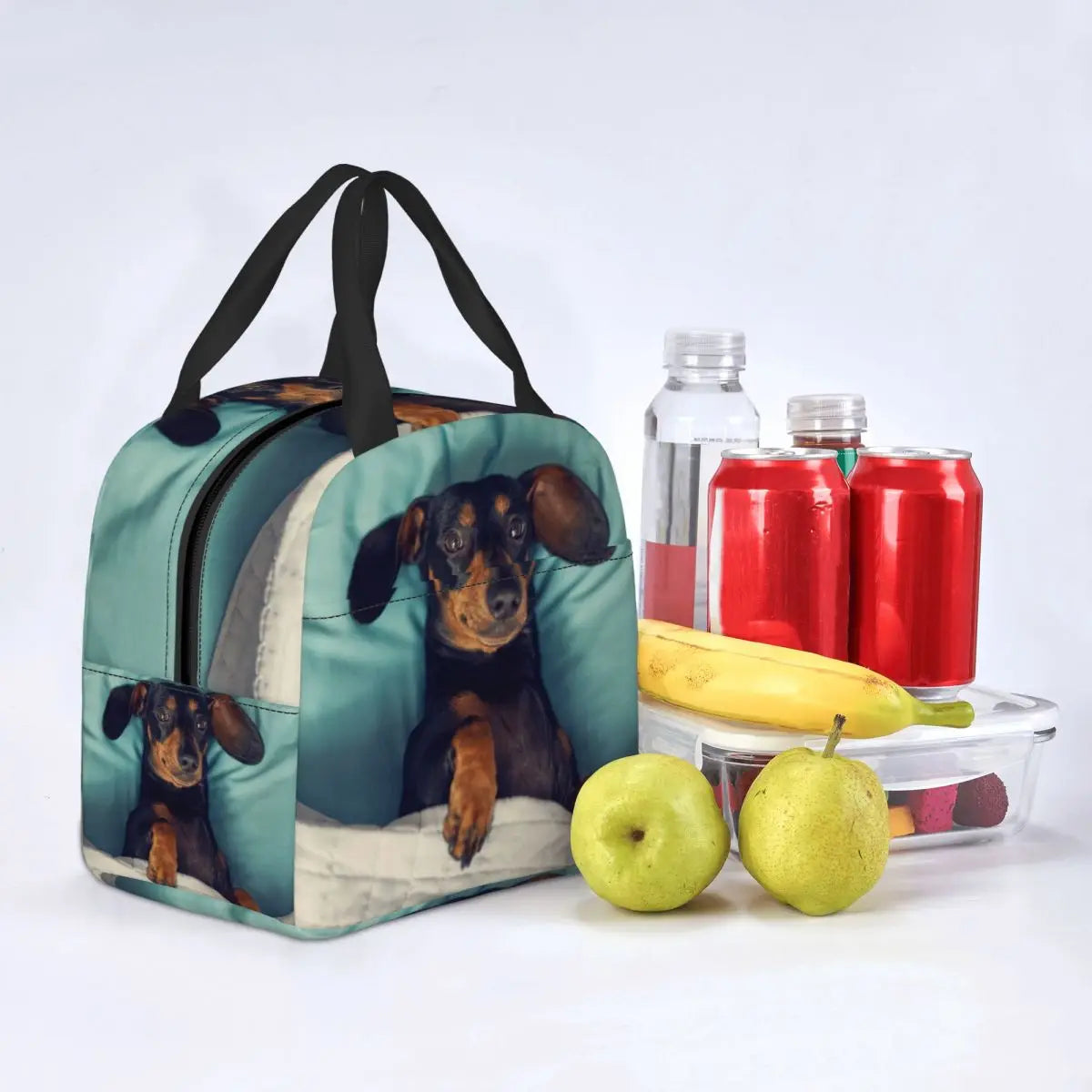DoxieLunch™ Insulated Lunch Tote – The Perfect Lunch Bag for Dachshund Lovers