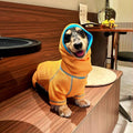 Dachshund ComfortFlex™ Waffle Jumpsuit – Premium 4-Leg Everyday Sweater