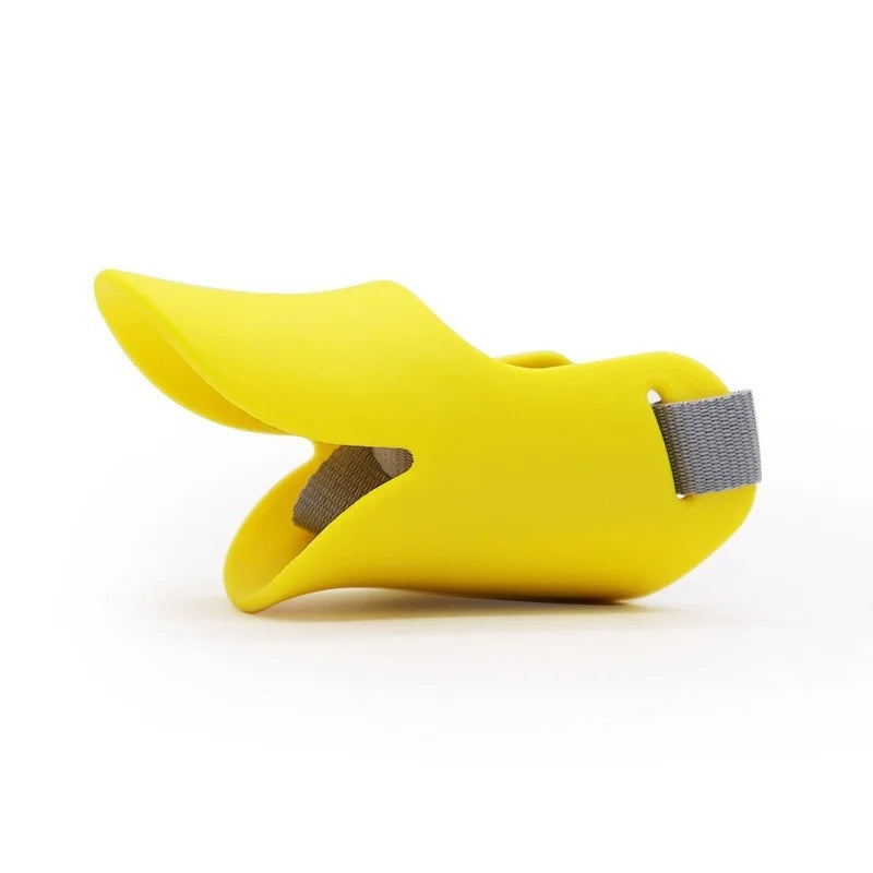 Duck Muzzle for Dachshunds – Adjustable Soft Silicone Anti-Bite & Anti-Barking Dog Muzzle