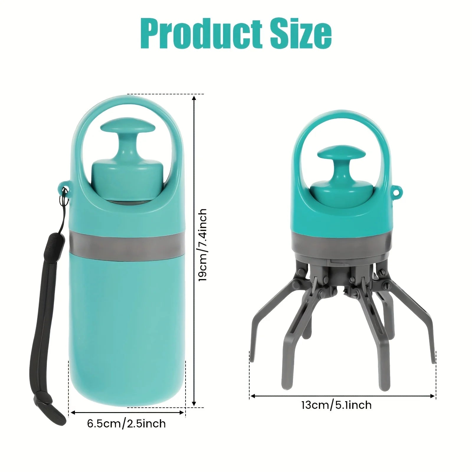 Dachshund CleanWalk™ – Hands-Free Pooper Scooper with Built-In Bag Dispenser