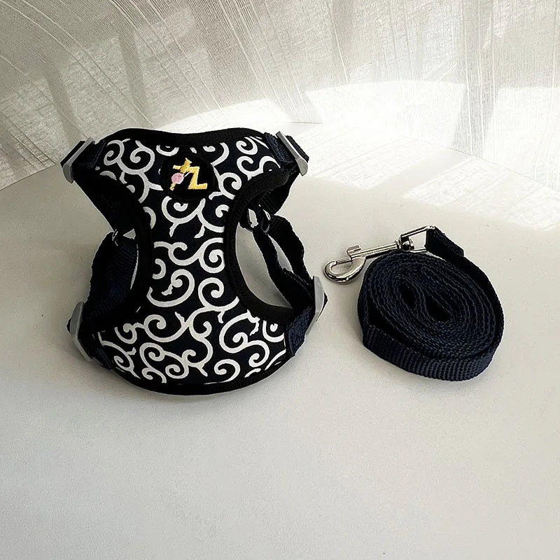 Dachshund Sakura Harness Set™ | Elegant Japanese-Inspired Comfort & Style