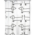 Dachshund Elegance™ Shower Curtain – Waterproof Bathroom Decor for True Dachshund Lovers