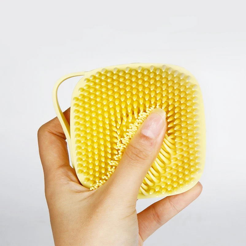 Silicone Grooming & Bath Massage Glove for Dachshunds | Gentle Deshedding & Deep Cleaning Brush