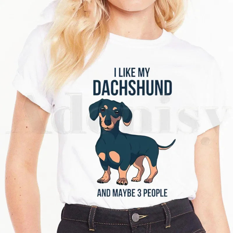 Life Is Better With A Dachshund™ Women's T-Shirt – Soft Casual Tee for Dachshund Lovers