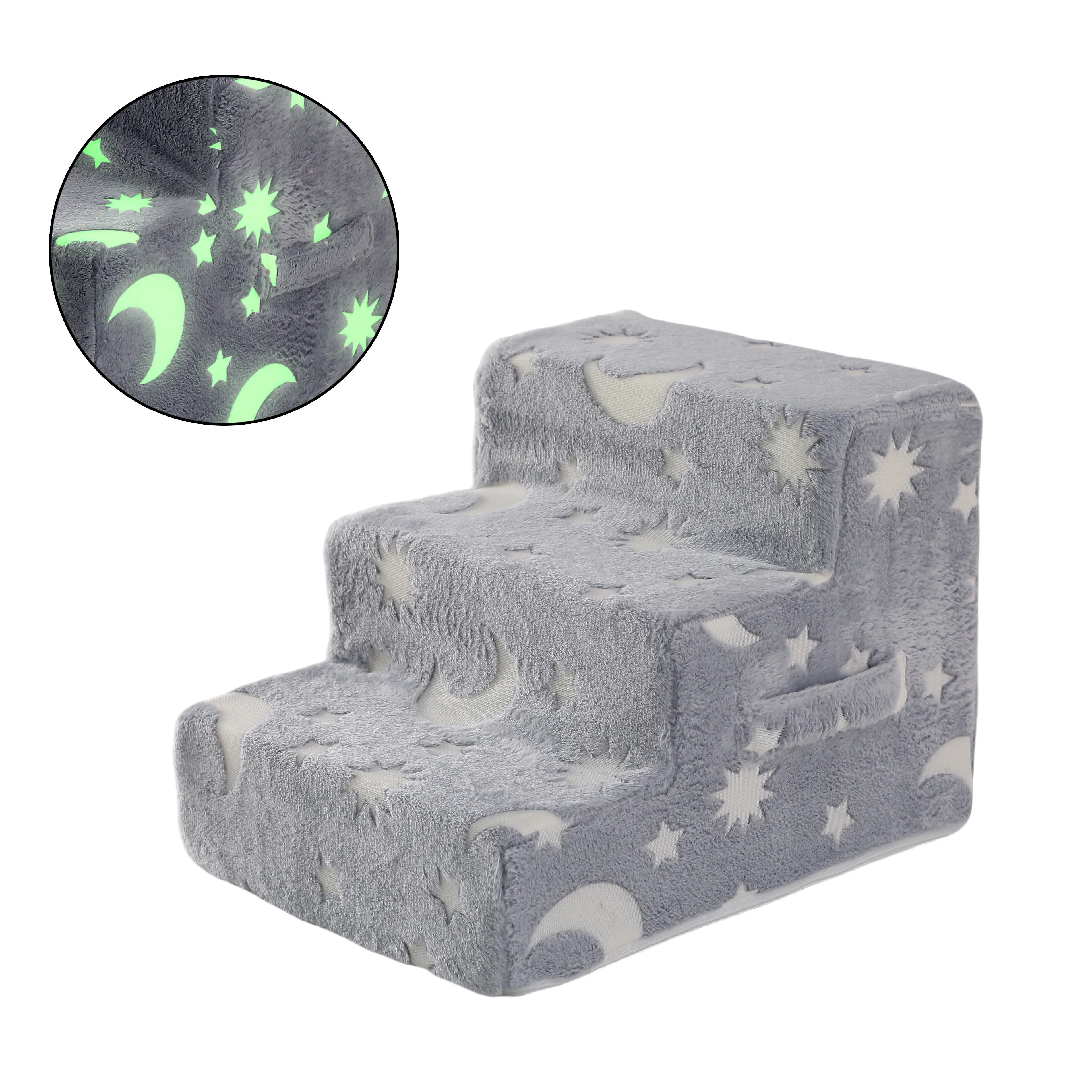 Orthopedic Foam Dog Stairs for Dachshunds | Soft Pet Steps for Beds, Sofas & Easy Joint Support