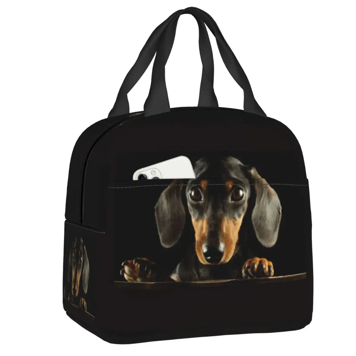 DoxieLunch™ Insulated Lunch Tote – The Perfect Lunch Bag for Dachshund Lovers