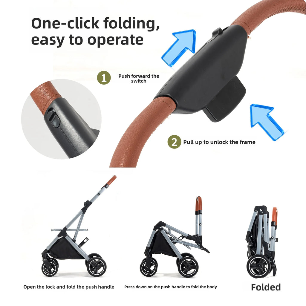 DachshundRide™ – Premium Foldable Pet Stroller for Safe & Comfortable Adventures