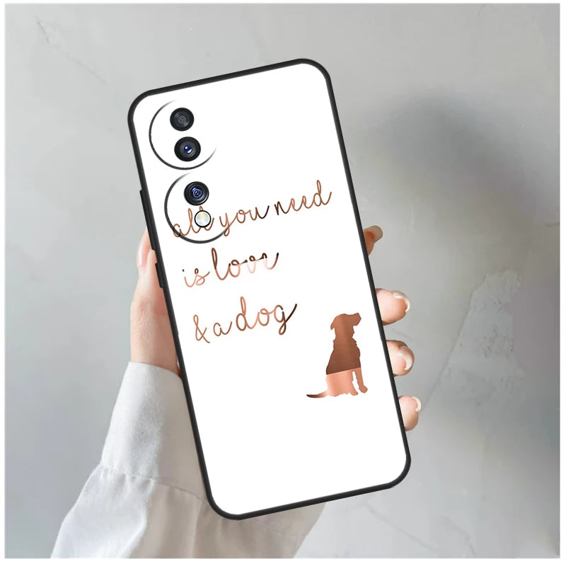 Dachshund Phone Case for Honor – Cute Sausage Dog Protective Cover for Honor Magic, X Series & Number Series
