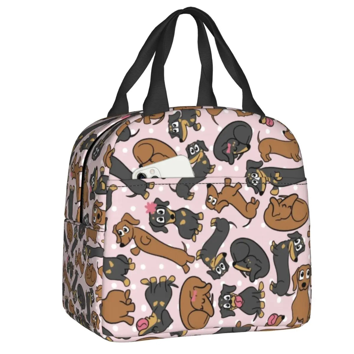 DoxieLunch™ Insulated Lunch Tote – The Perfect Lunch Bag for Dachshund Lovers
