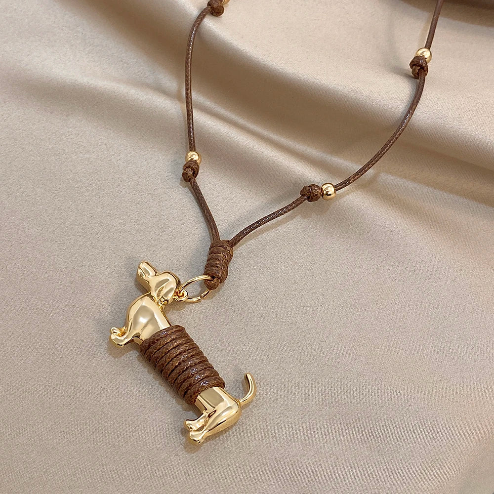 Dachshund Love Necklace™ – Elegant Sausage Dog Pendant for True Dachshund Lovers