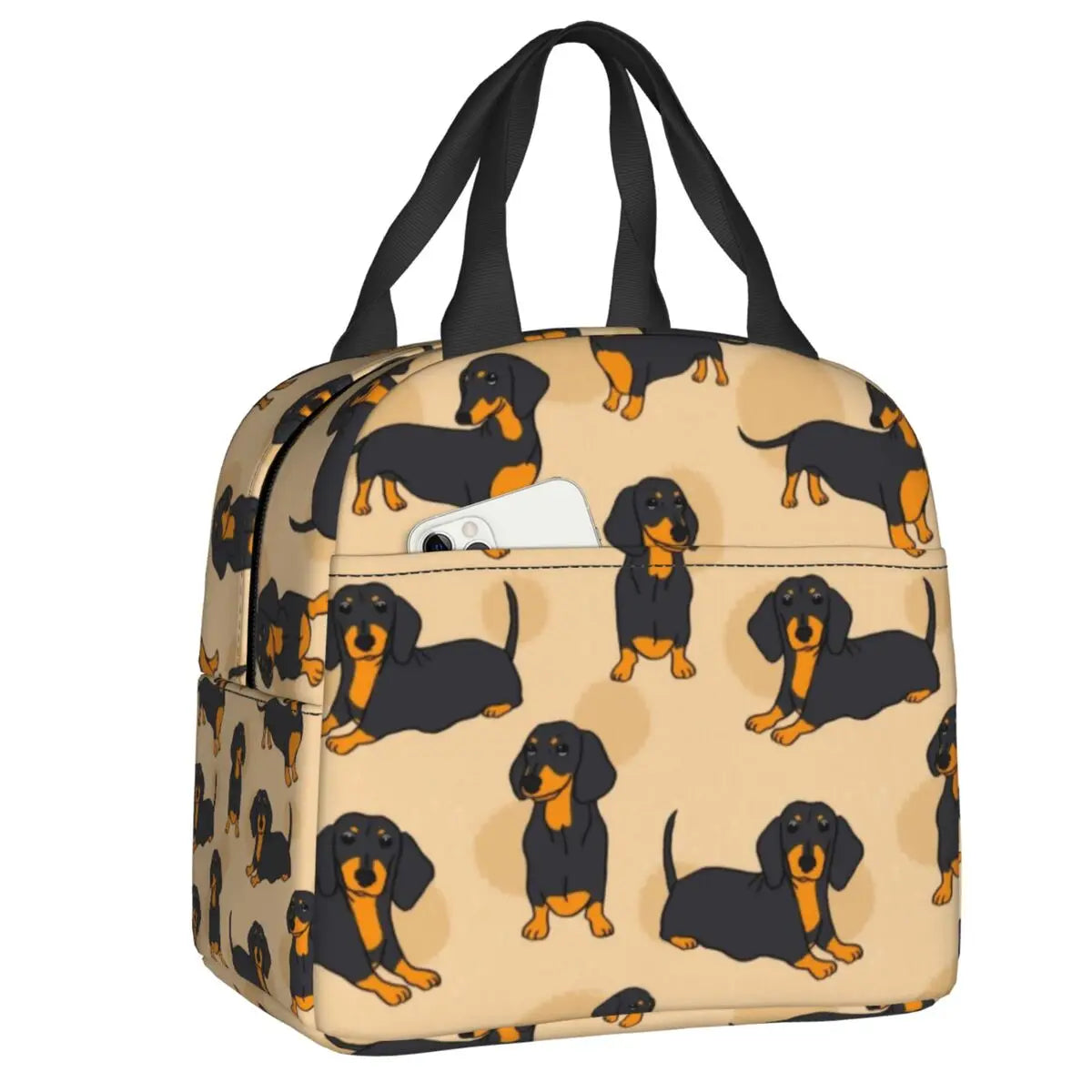 DoxieLunch™ Insulated Lunch Tote – The Perfect Lunch Bag for Dachshund Lovers