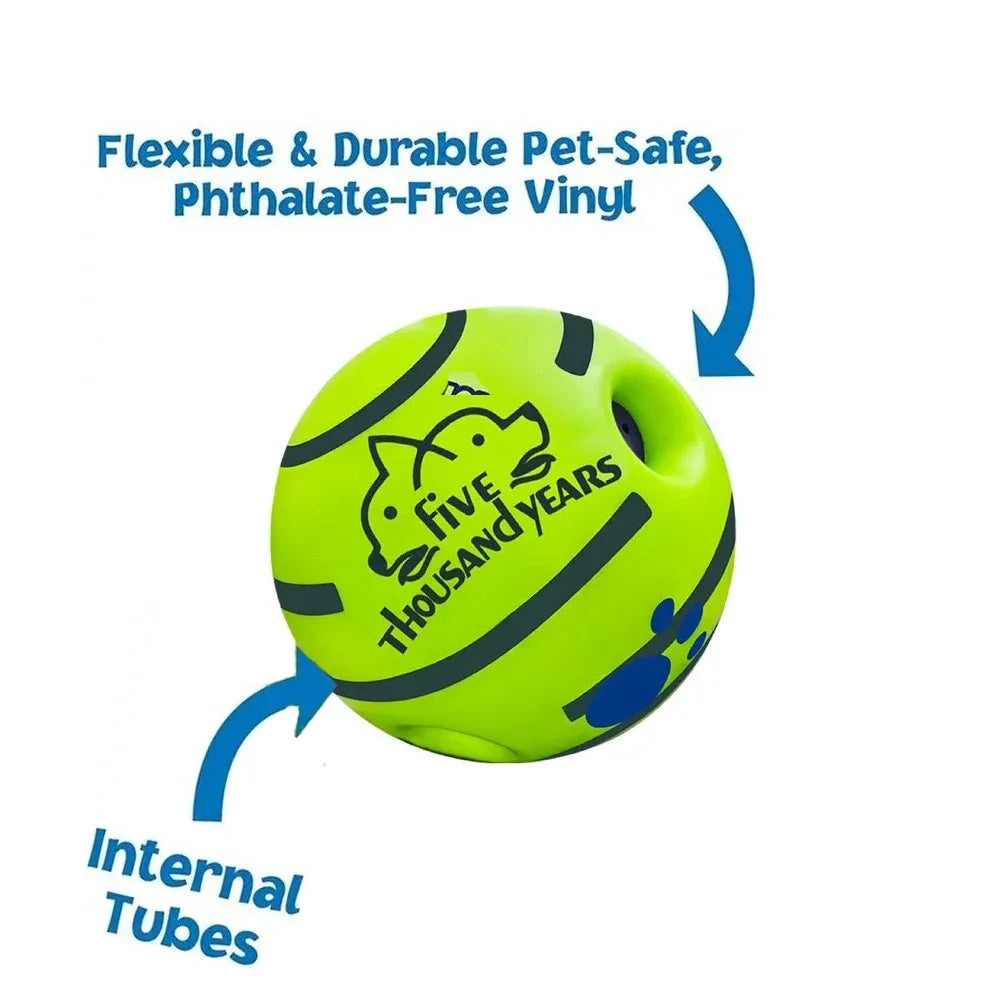 Giggle Ball for Dachshunds – Interactive Dog Ball with Funny Sounds for Mental Stimulation & Active Play