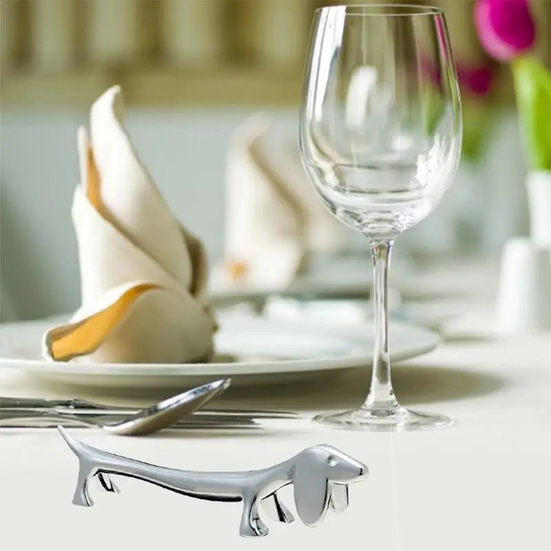 Dachshund Chopstick Holder™ | Cute Stainless Steel Table Rest Set