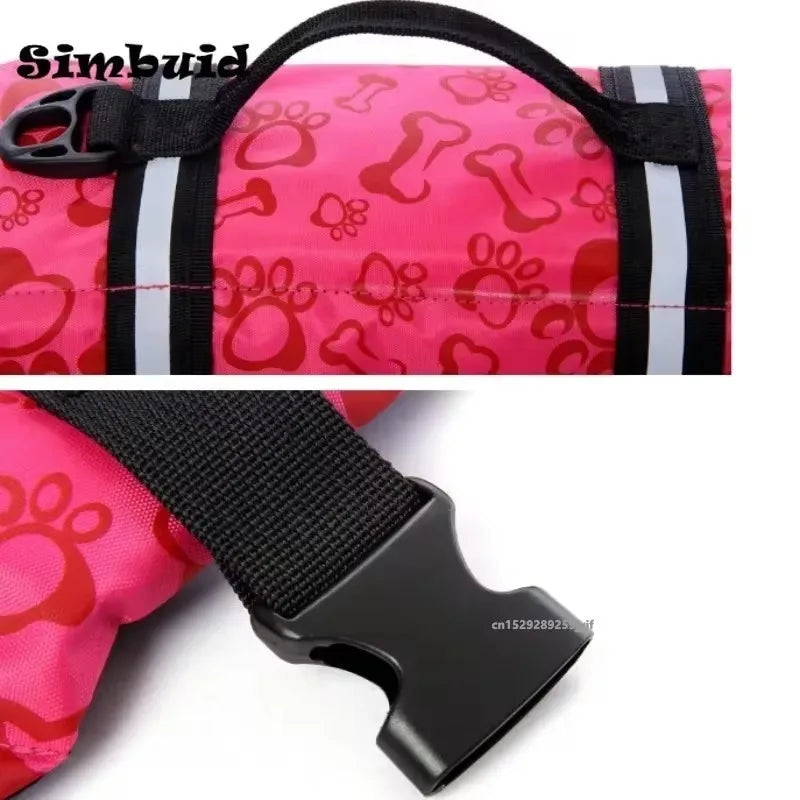 Reflective Dachshund Dog Life Jacket – Premium Swimming Vest with Rescue Handle for Safe Water Adventures