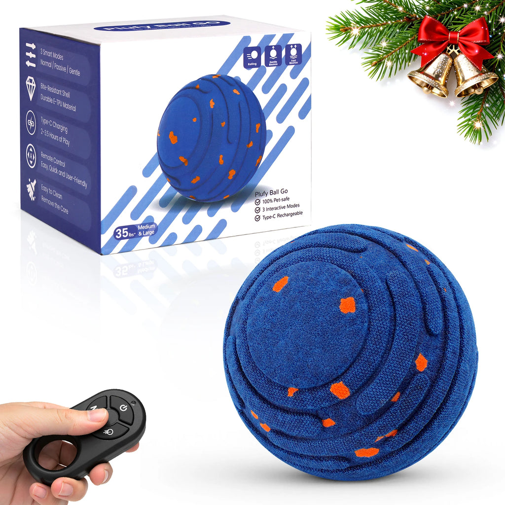SmartBounce™ for Dachshunds – Rechargeable Interactive Ball with 4 Play Modes & Remote Control