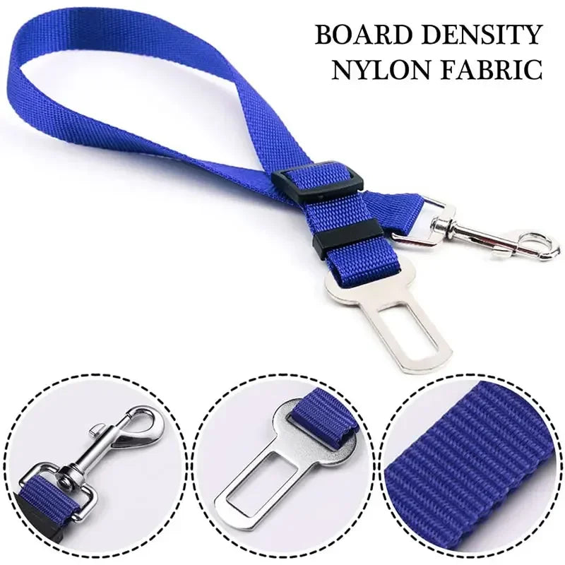 Adjustable Car Seat Belt for Dachshunds | Safety Travel Leash for Secure & Comfortable Rides