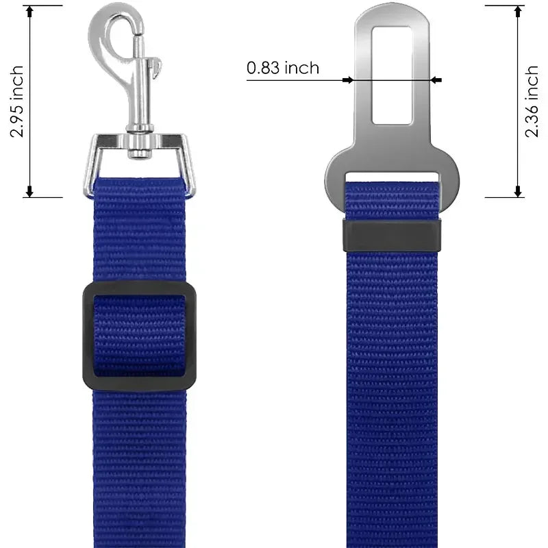 Adjustable Car Seat Belt for Dachshunds | Safety Travel Leash for Secure & Comfortable Rides