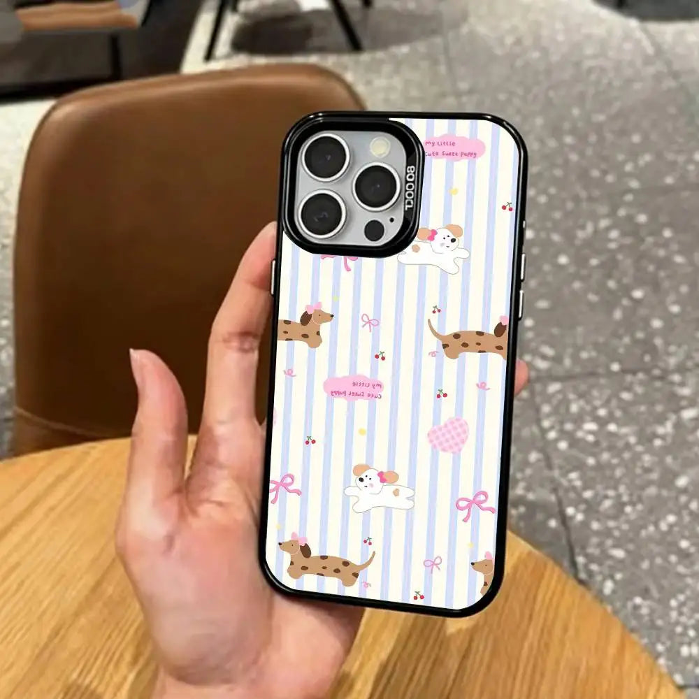 Doxie Luxe™ iPhone Case – Elegant Dachshund Phone Case for Doxie Lovers
