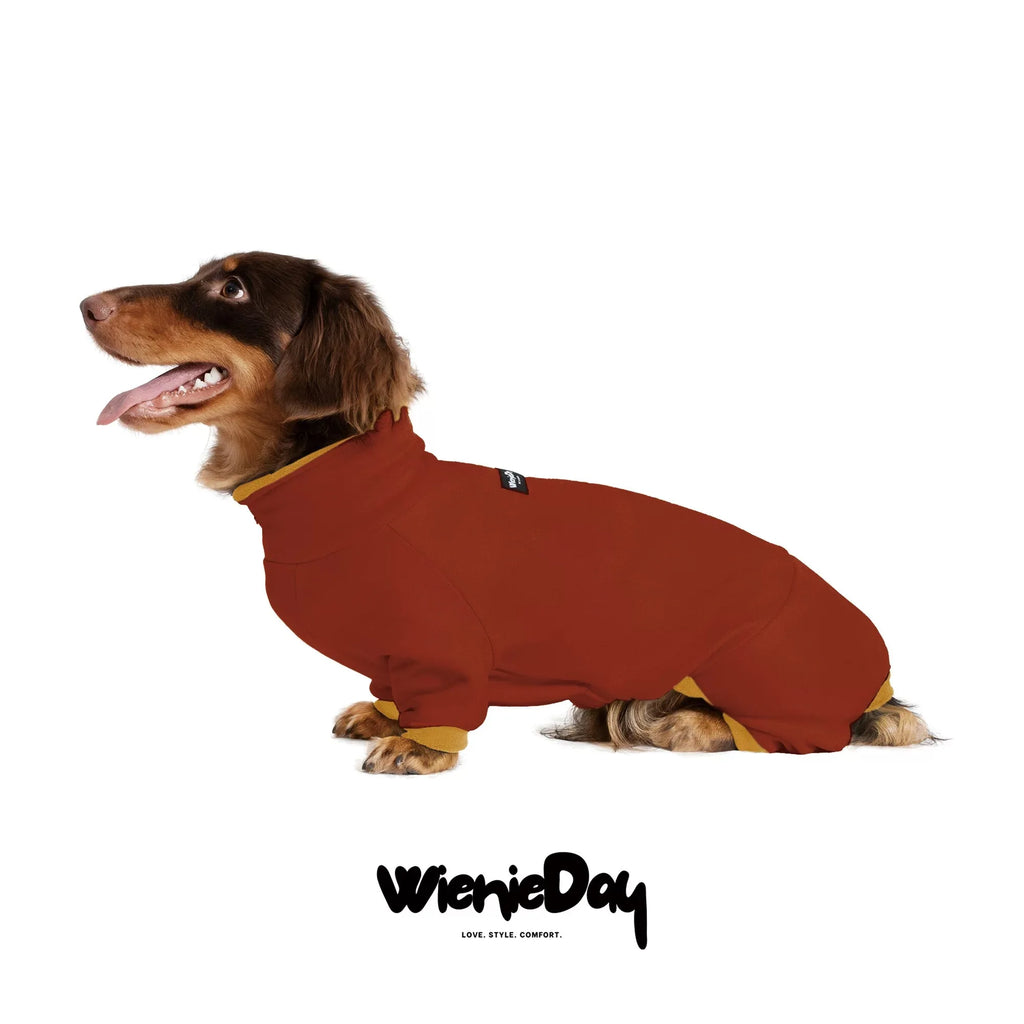 Dachshund Cozy Pajamas™ | Warm & Stretchy Winter Onesie for Sausage Dogs