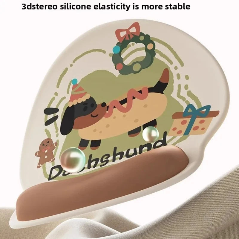 Dachshund Ergonomic Mouse Pad™ | Wrist Support Desk Mat for Sausage Dog Lovers