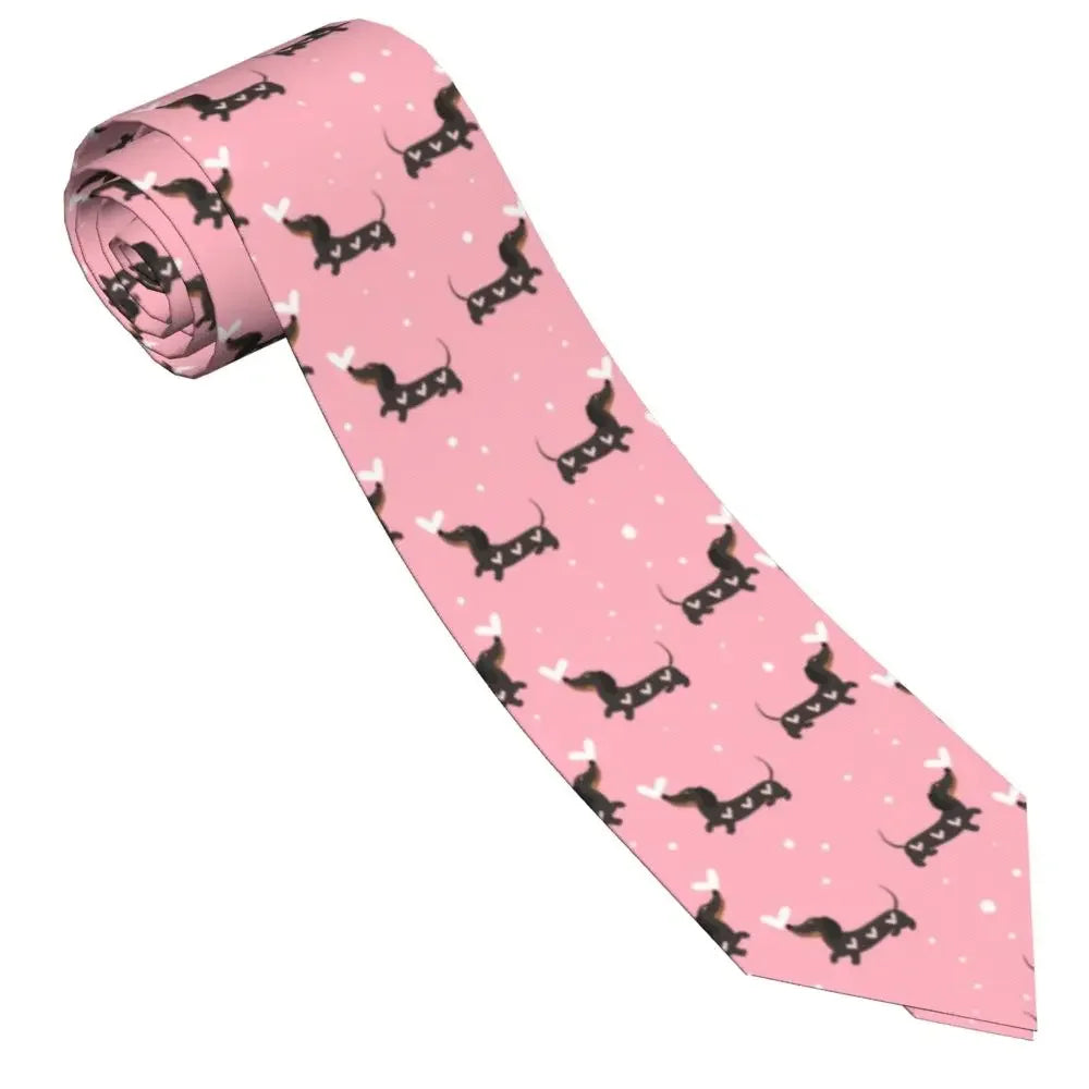 Dachshund Necktie – Elegant Sausage Dog Tie for Business, Weddings & Special Occasions