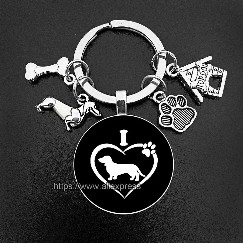 I Love My Dachshund™ Keychain – The Perfect Everyday Gift for Sausage Dog Lovers