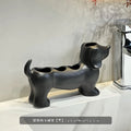 Dachshund Ceramic Toothbrush Holder – Cute Bathroom Organizer for Toothbrush & Toothpaste