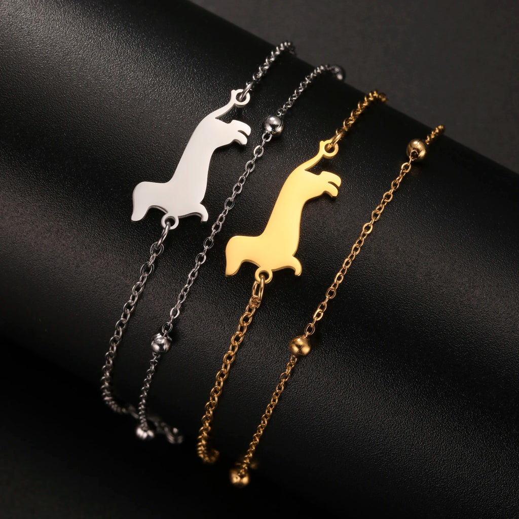 Dachshund Forever Bracelet™ – Elegant Stainless Steel Bracelet for Sausage Dog Lovers