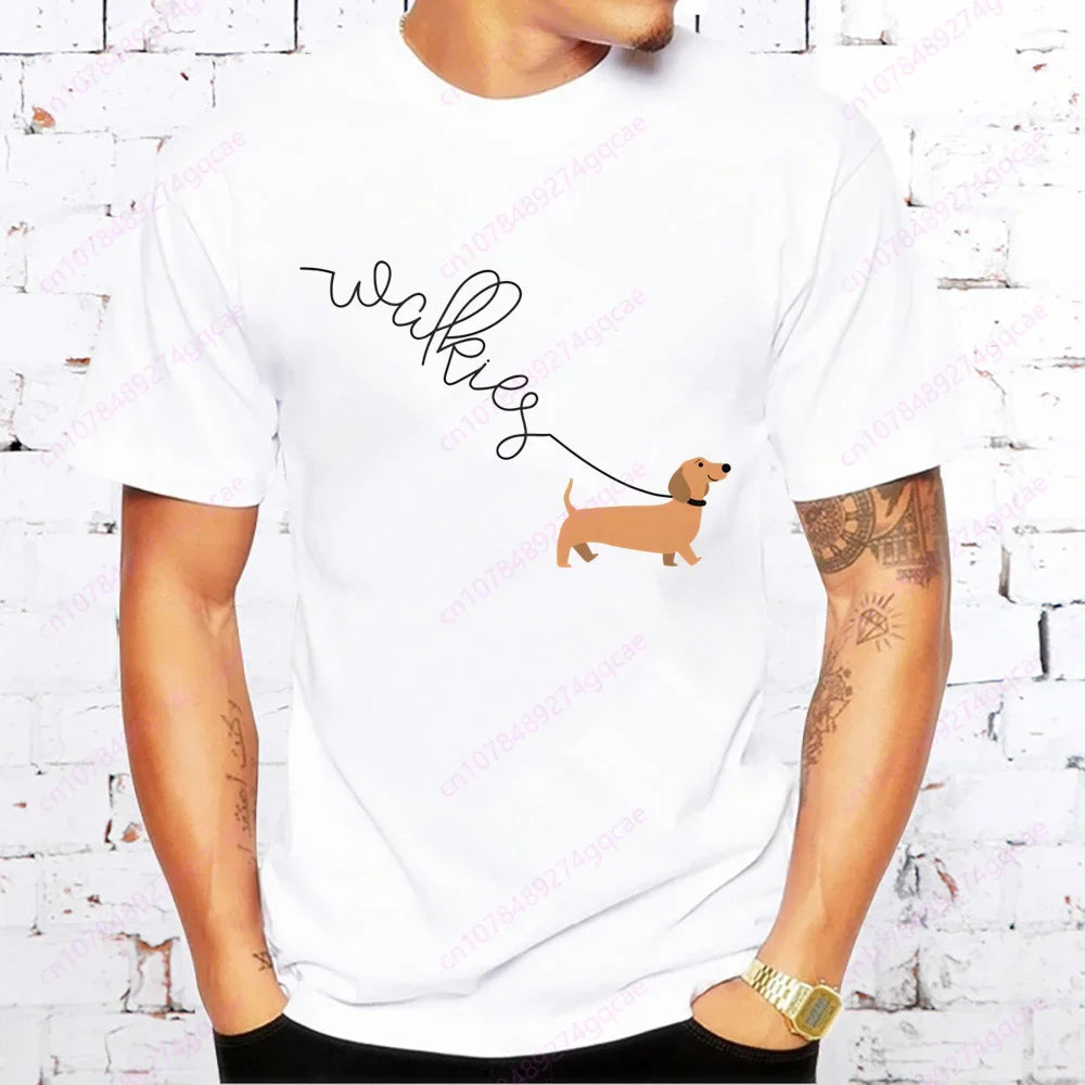 Dachshund Men’s Casual Tee™ | Funny Sausage Dog Printed T-Shirt