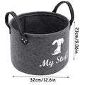 Dachshund Toy Storage Basket – Stylish Felt Organizer for Toys, Blankets & Everyday Essentials