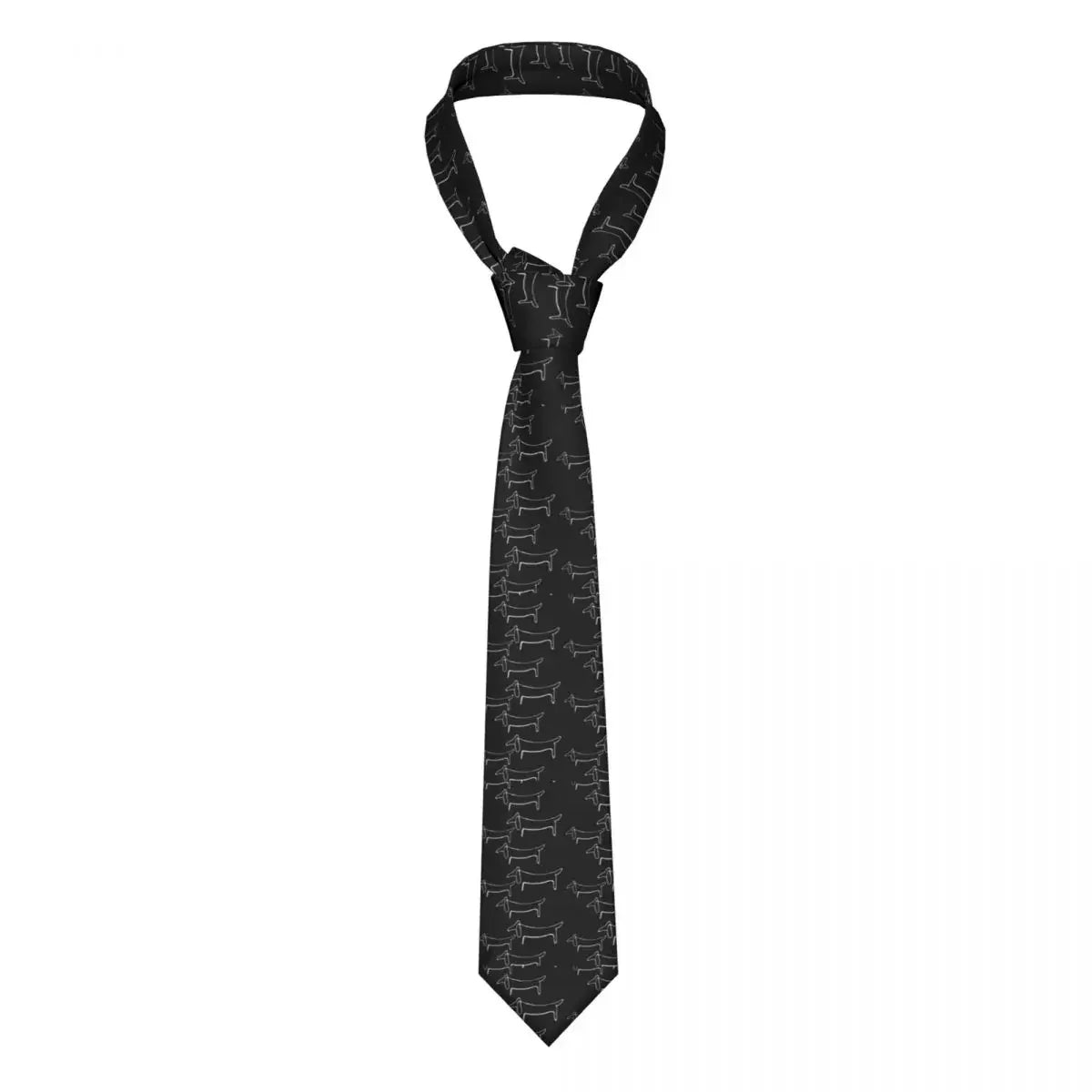 Dachshund Necktie – Elegant Sausage Dog Tie for Business, Weddings & Special Occasions