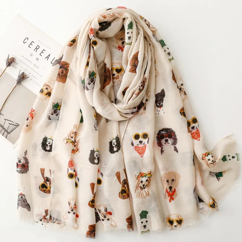 Dachshund Elegance Scarf™ – Luxury Sausage Dog Shawl for Stylish Dachshund Lovers