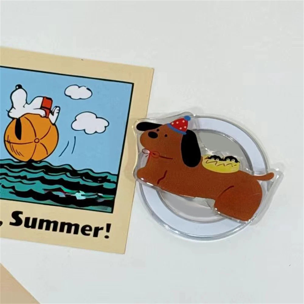 Cute Dachshund MagSafe Phone Grip | Magnetic Phone Stand & Holder for Dog Lovers