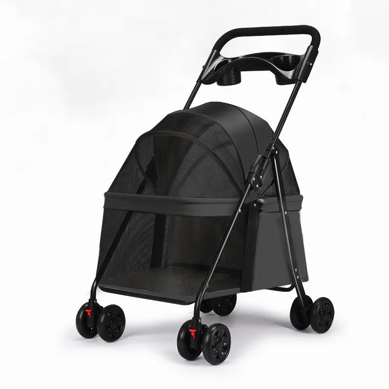 Dachshund Adventure Stroller™ | Premium Foldable Pet Stroller for Comfortable Walks & Travel