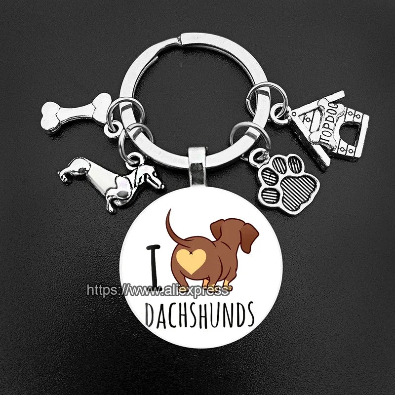 I Love My Dachshund™ Keychain – The Perfect Everyday Gift for Sausage Dog Lovers