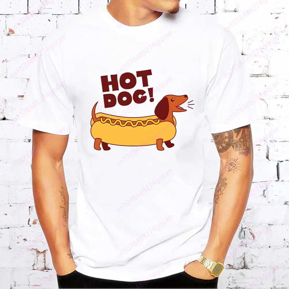 Dachshund Men’s Casual Tee™ | Funny Sausage Dog Printed T-Shirt