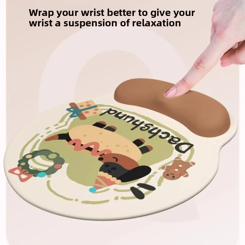 Dachshund Ergonomic Mouse Pad™ | Wrist Support Desk Mat for Sausage Dog Lovers