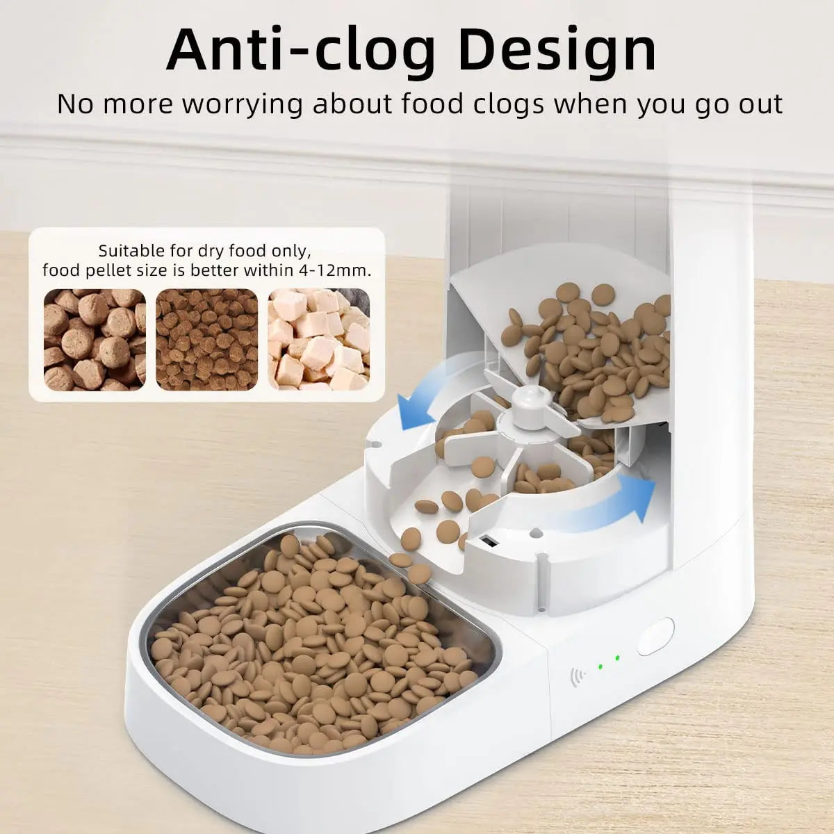 Smart WiFi Automatic Dog Feeder for Dachshunds | App-Controlled Timed Food Dispenser