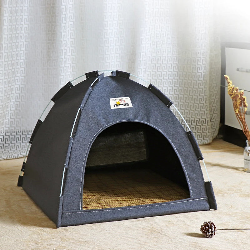 Dachshund Travel Den™ – Foldable Cozy Tent Bed for Home & Adventures