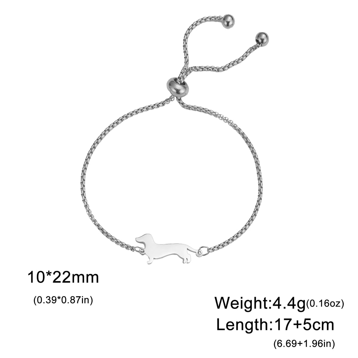 Dachshund Forever Bracelet™ – Elegant Stainless Steel Bracelet for Sausage Dog Lovers