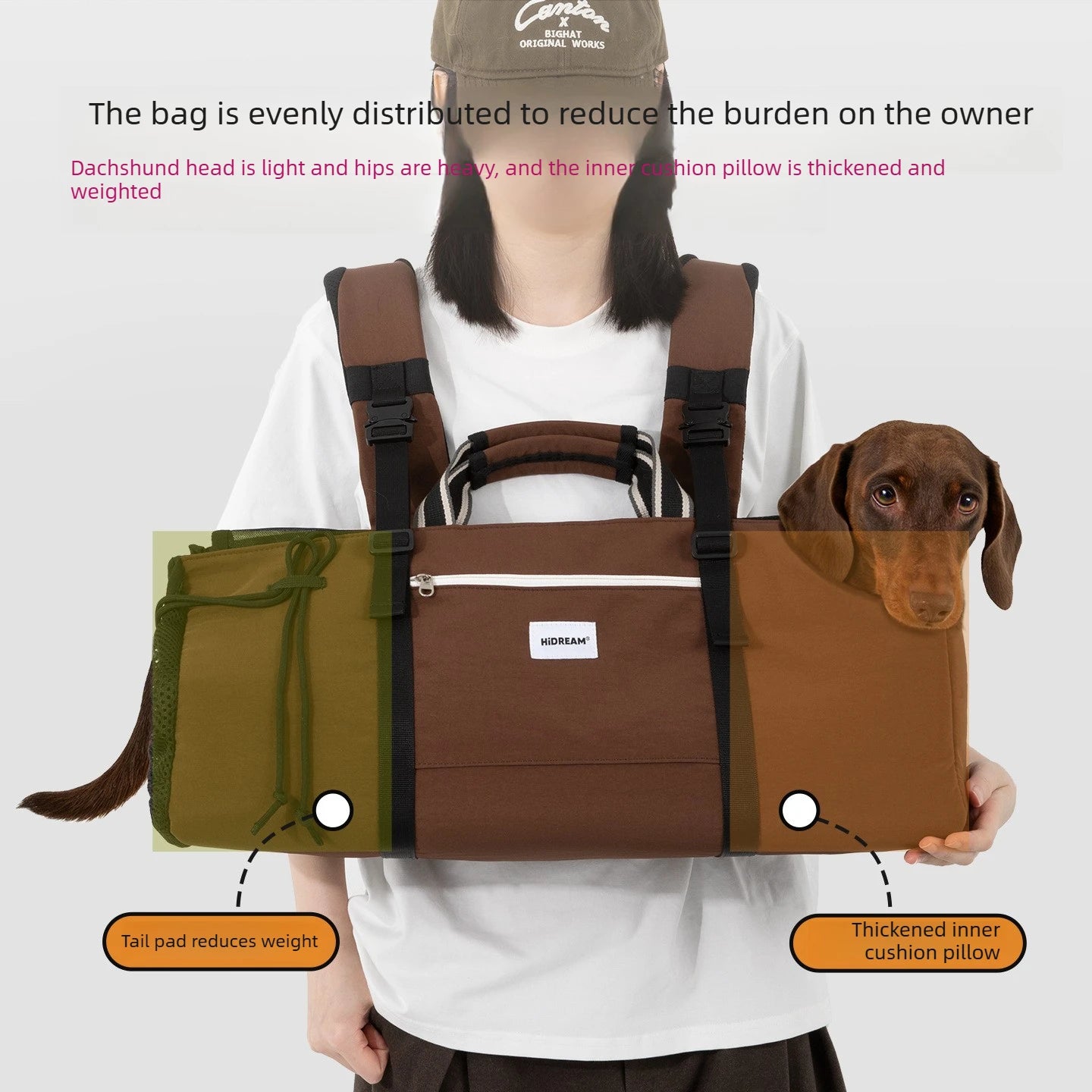 DoxieRider™ Pro | Ergonomic Backpack Carrier Made for Dachshunds