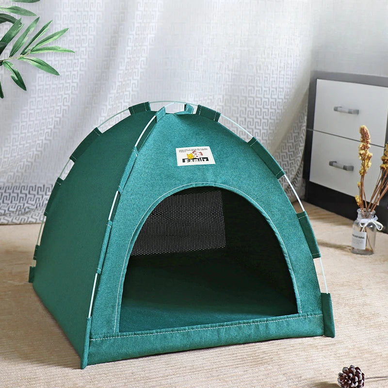 Dachshund Travel Den™ – Foldable Cozy Tent Bed for Home & Adventures