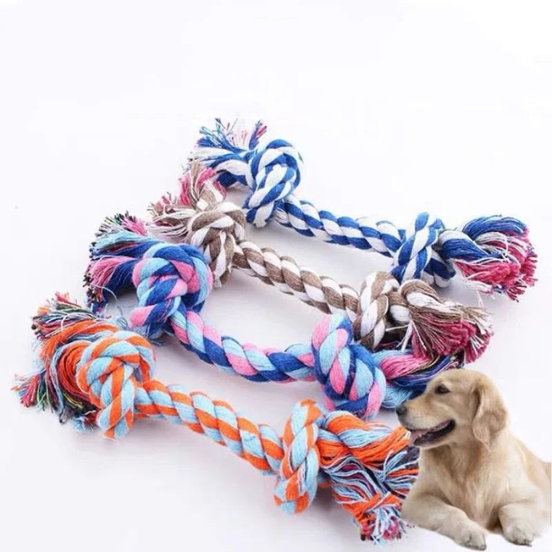 RopeBone™ for Dachshunds – Durable Cotton Rope Chew Toy for Healthy Teeth & Interactive Play