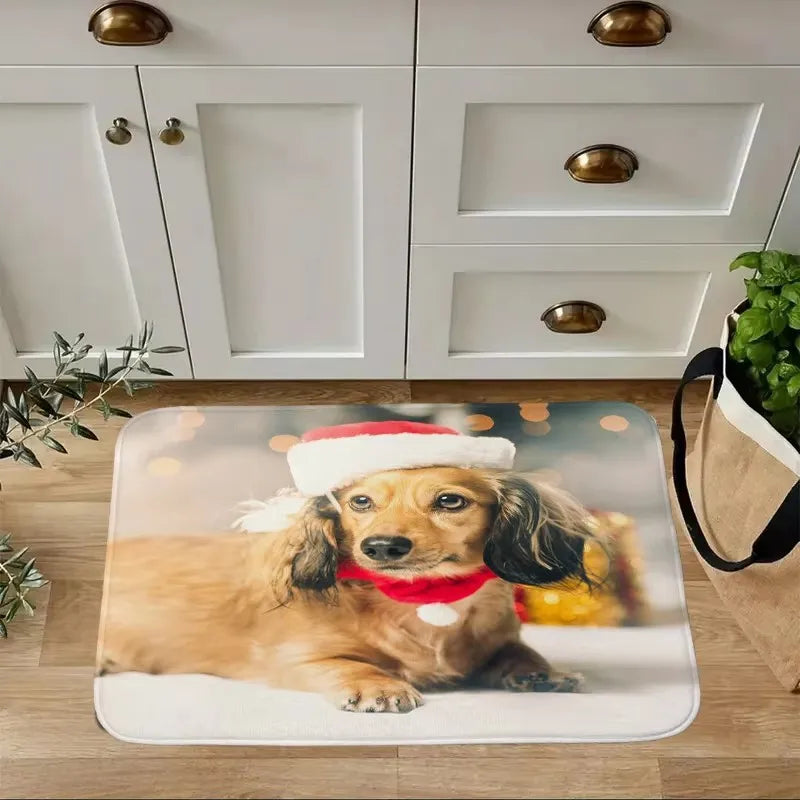 Dachshund Welcome Mat – Non-Slip Indoor Rug for Entryway, Kitchen & Living Room
