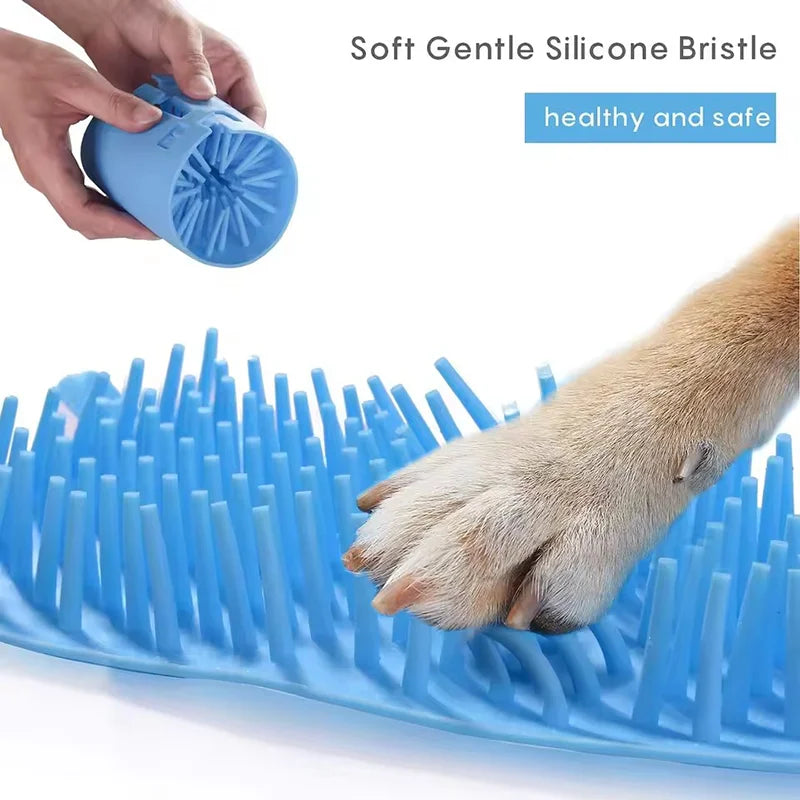 Dachshund Paw Cleaner Cup™ | Clean Paws in Seconds, No Mess at Home