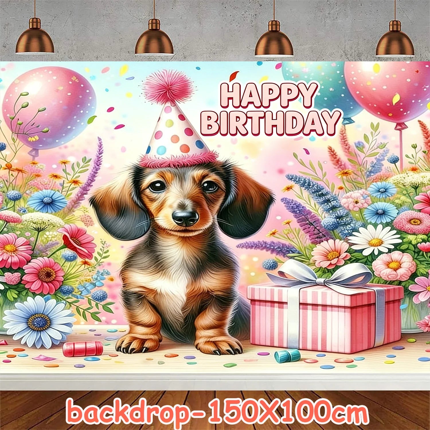 Ultimate Dachshund Birthday Party Kit – Balloons, Cake Toppers & Decorations for Sausage Dog Lovers