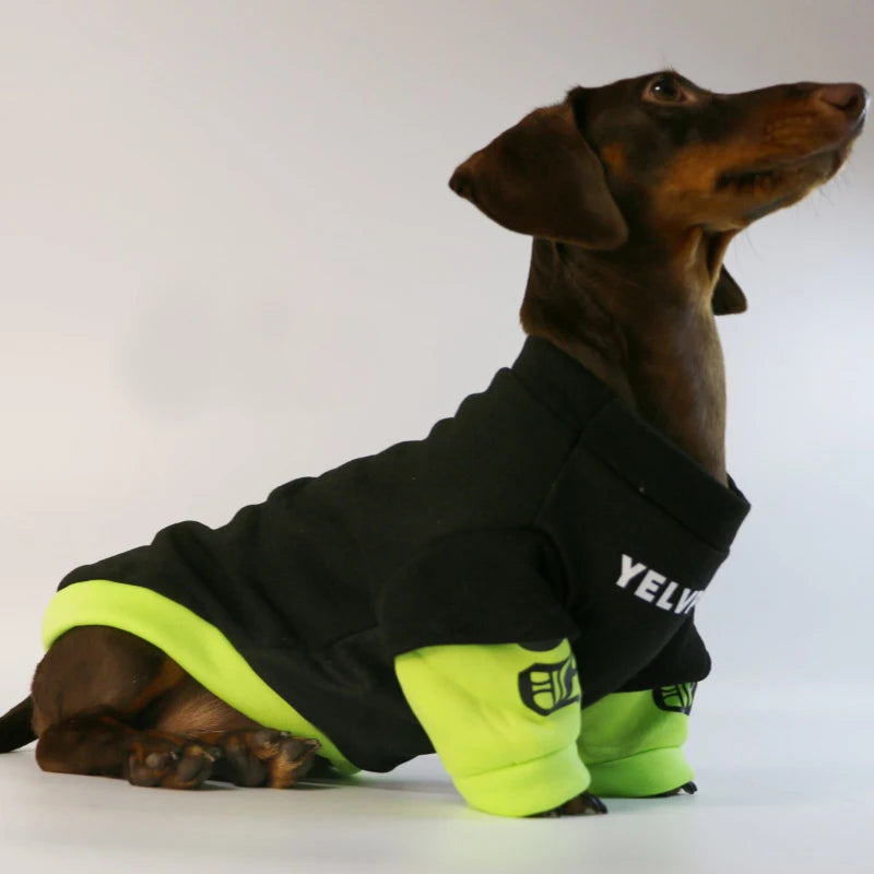 Warm Fleece Dog Jacket for Dachshunds & Small Dogs – Soft Cozy Winter & Autumn Pet Coat for French Bulldog, Pug & Puppies
